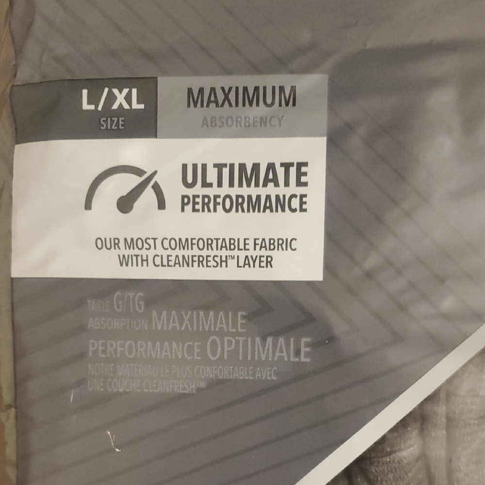 Depend Real Fit Men's Underwear - Gray - Picture 4 of 5
